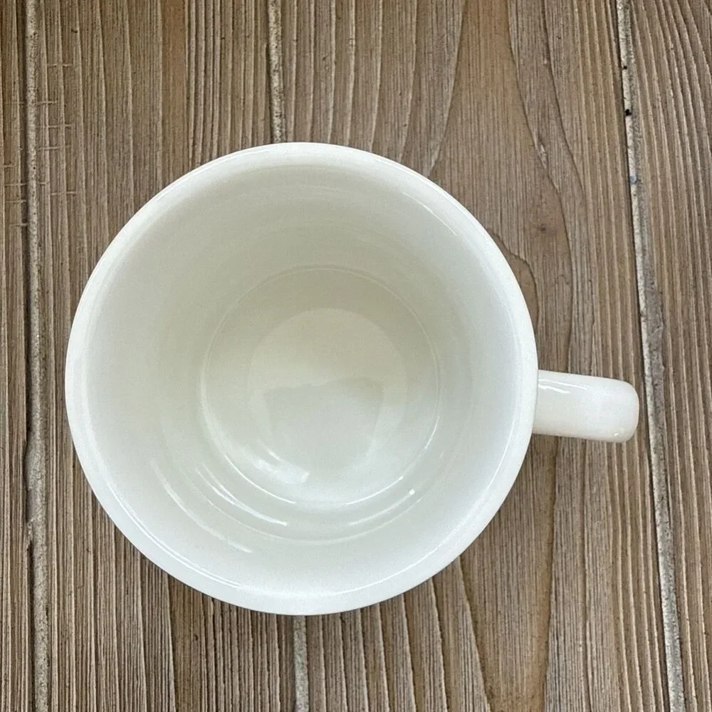 POTTERY BARN STEWART PLAID ALPHABET STONEWARE MUG D